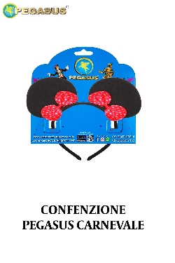 CERCHIETTO FRONTINO TOPOLETTA ROSSO